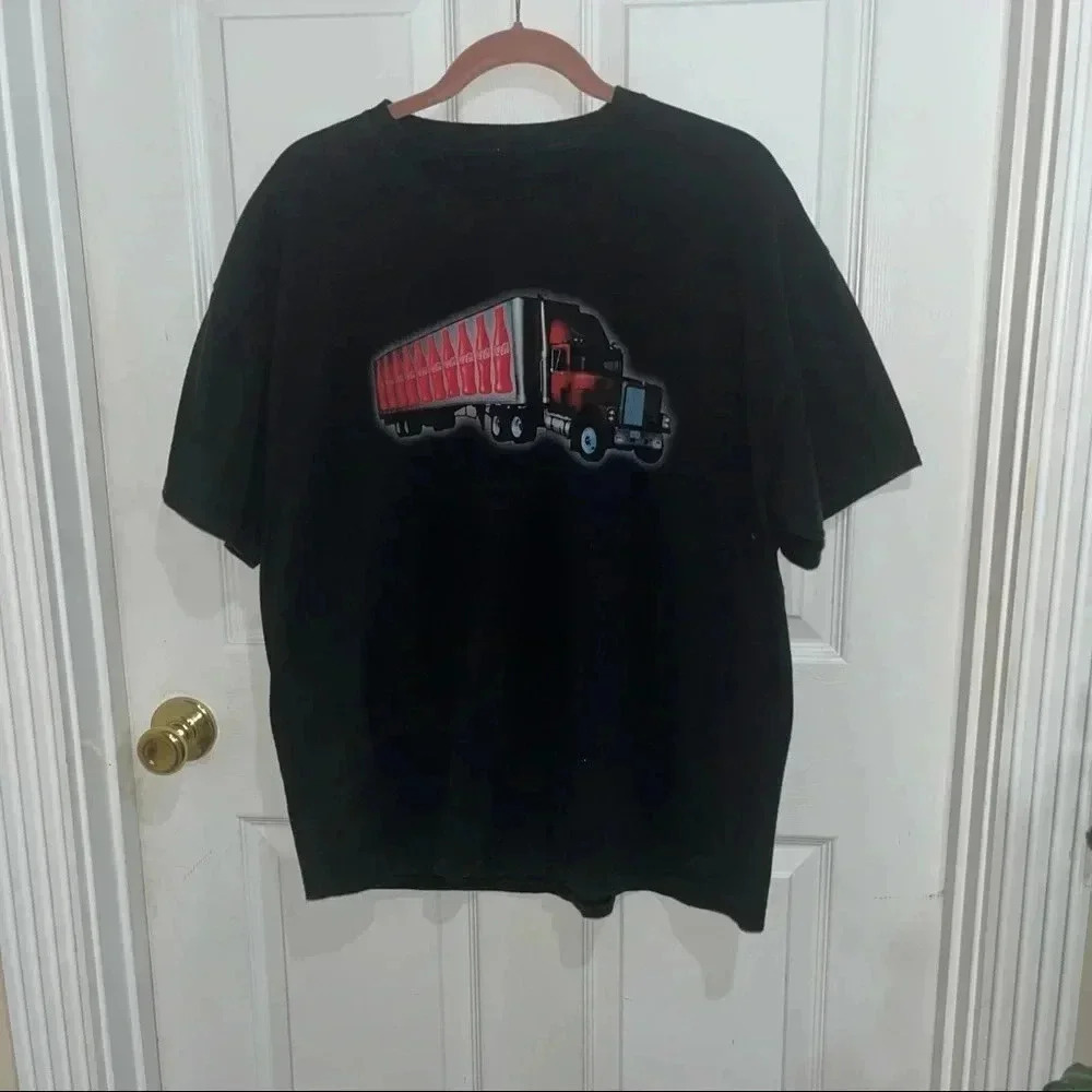 Coca cocoa tee with truck and cola on front